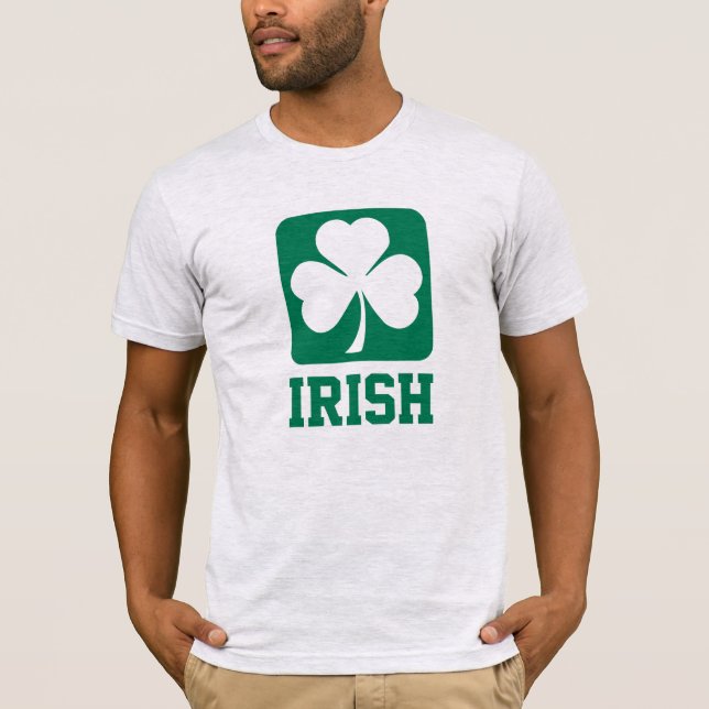 Camiseta Shamrock irlandés (Anverso)