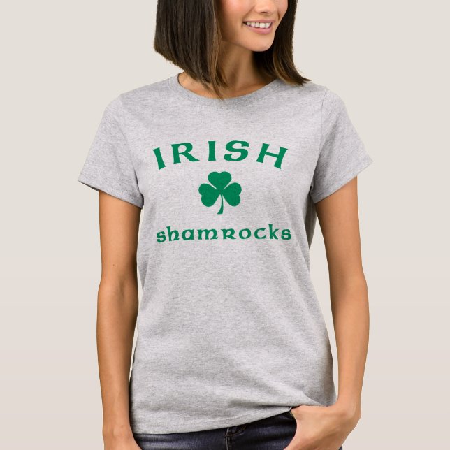 Camiseta Shamrock irlandés (Anverso)
