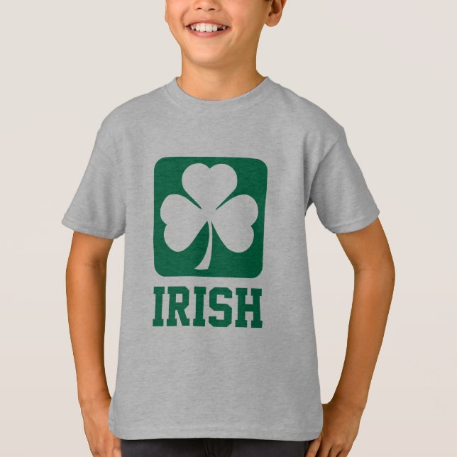 Camiseta Shamrock irlandés (Anverso)