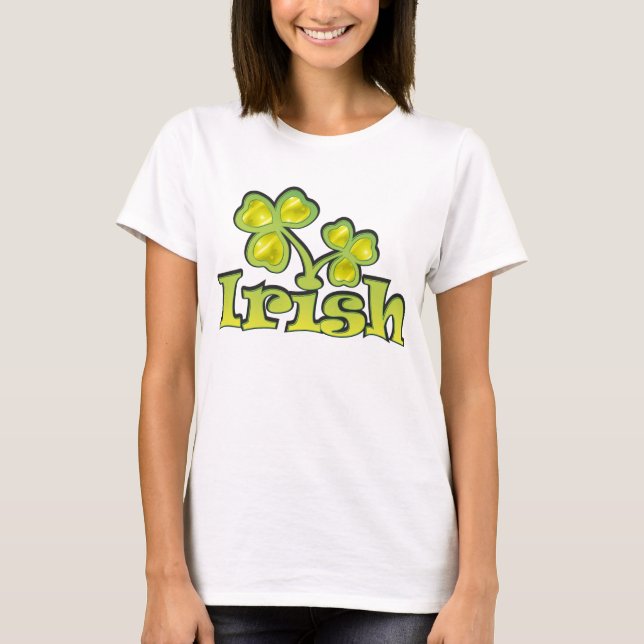 Camiseta Shamrock irlandés (Anverso)