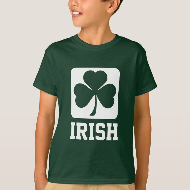 Camiseta Shamrock irlandés (Anverso)