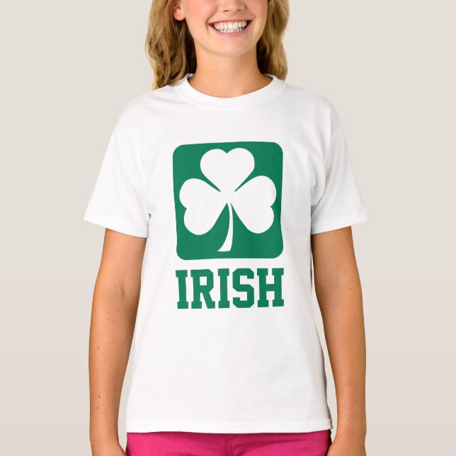 Camiseta Shamrock irlandés (Anverso)