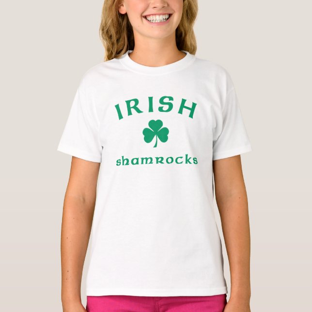 Camiseta Shamrock irlandés (Anverso)