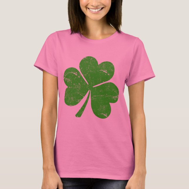 Camiseta Shamrock irlandés clásico (Anverso)