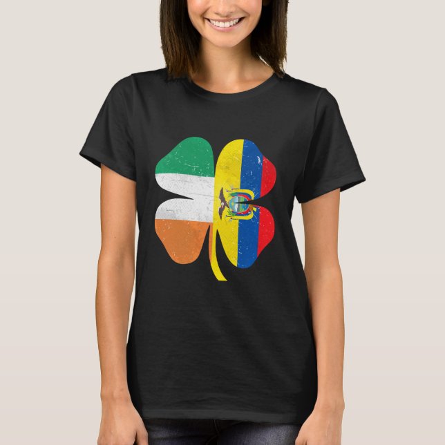 Camiseta Shamrock irlandés colombiano (Anverso)