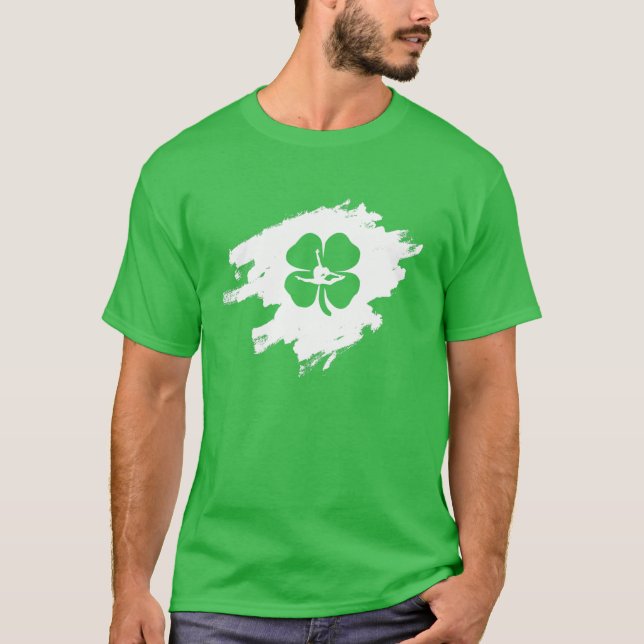 Camiseta Shamrock irlandés de gimnasta - Gimnasia vintage S (Anverso)