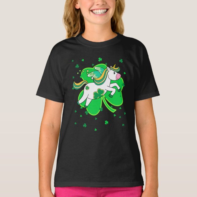 Camiseta Shamrock irlandés: Día de San Patrón (Anverso)