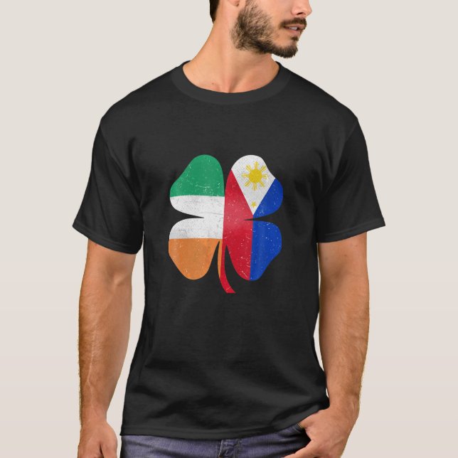 Camiseta Shamrock irlandés filipino Filipinas Irlanda St Pa (Anverso)