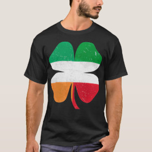 Camiseta Shamrock italiano Italia Irlanda