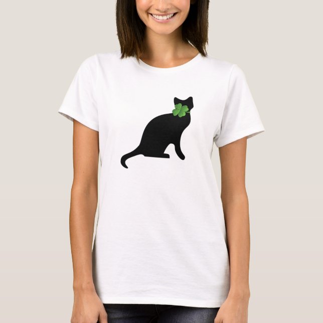 Camiseta Shamrock Kitty (Anverso)