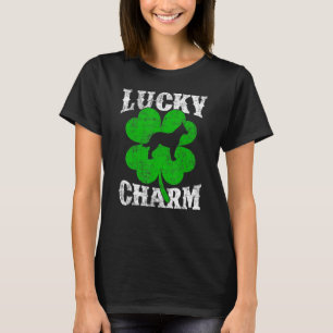 Camiseta Shamrock Leaf Lucky Charm Blue Heeler Dog St Patri