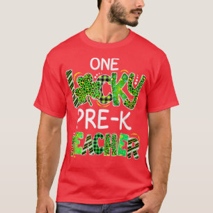 Camiseta Shamrock Leopard Plaid Pat