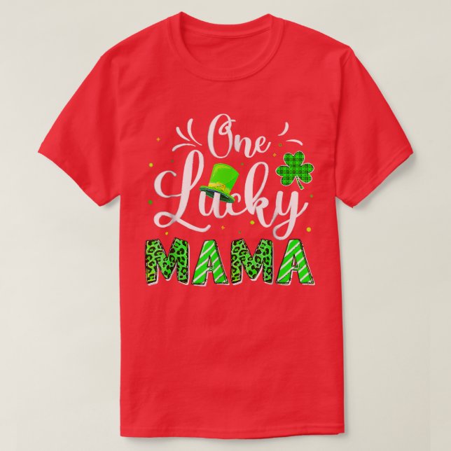 Camiseta Shamrock Leopard St Patrick's (Diseño del anverso)