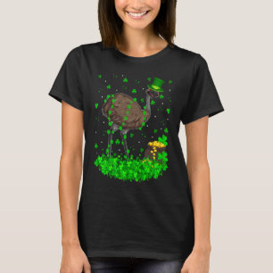 Camiseta Shamrock Leprechaun Emu Bird St Patrick's Da