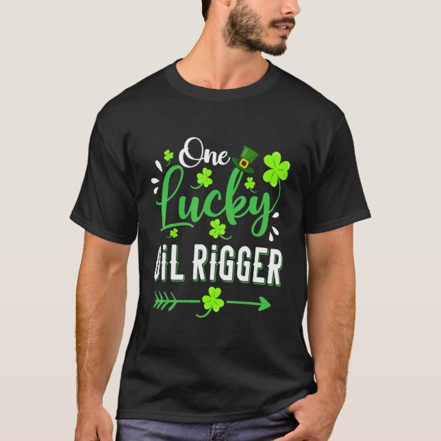 Camiseta Shamrock Leprechaun Gorra St Pa (Anverso)
