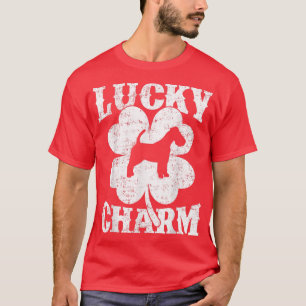 Camiseta Shamrock Lucky Charm Wire De Terrier Dog St Patric