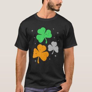 Camiseta Shamrock Lucky Green Clover St Patrick's Day Irela