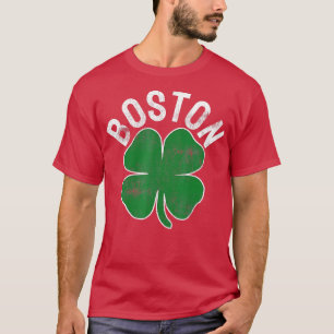 Camiseta Shamrock Massachusetts Boston ST PATRICKS DAY Iris