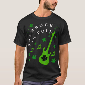 Camiseta SHAMROCK N ROLL St Patrics Day Irish Music