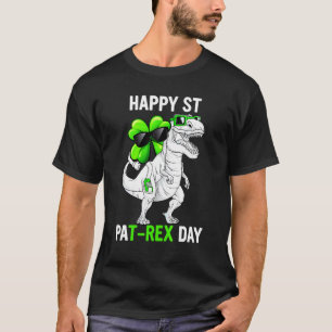 Camiseta Shamrock Riding Dinosaur T Rex St Patricks Day Tod