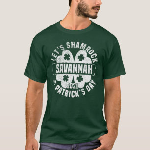 Camiseta Shamrock Savannah St Patrick's Day 2021