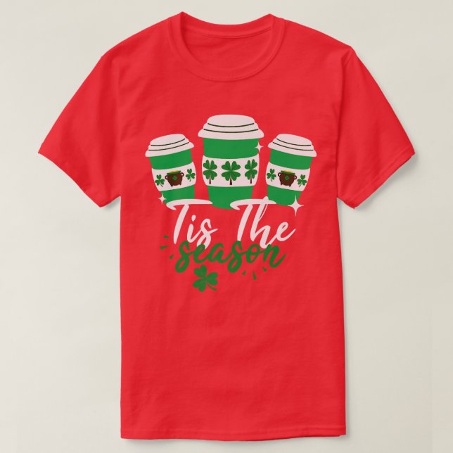 Camiseta Shamrock shake This This Of Season Coffee Happy St (Diseño del anverso)