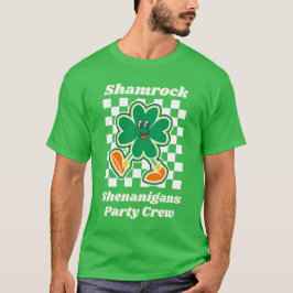 Camiseta Shamrock Shenanigans Party Crew