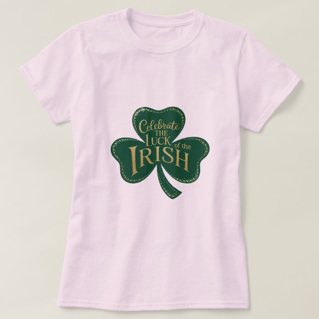 Camiseta Shamrock Shimmer (Diseño del anverso)