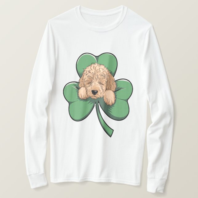 Camiseta Shamrock Snuggles (Anverso del diseño)