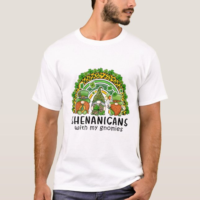 Camiseta Shamrock St Patrick Shenanigans con mis genomas (Anverso)