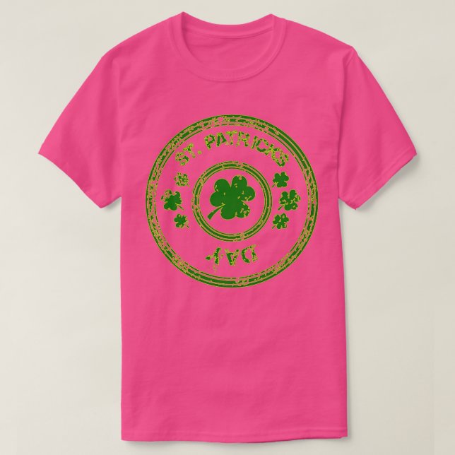 Camiseta Shamrock St Patricks Day Saint Paddys (Diseño del anverso)