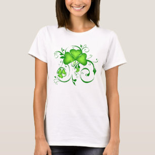 Camiseta Shamrock Swirls