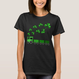 Camiseta Shamrock Train St Patricks Day Lucky Irish C Boys