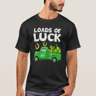 Camiseta Shamrock Truck Load of Luck St Patrick's Day Irish