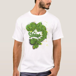 Camiseta Shamrock verde | corazones brillantes Shainte