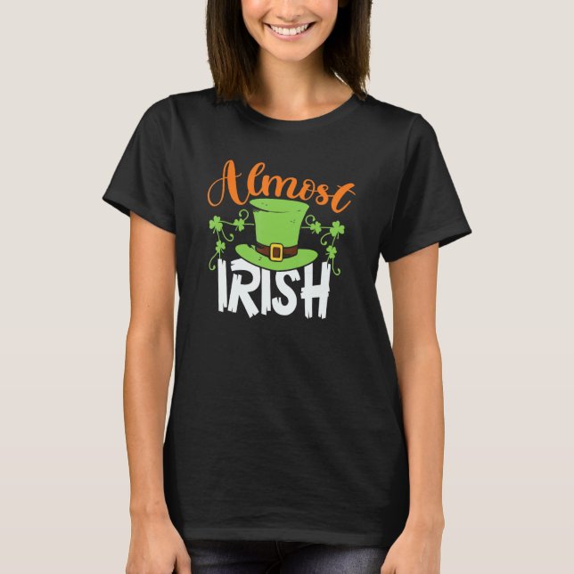 Camiseta Shamrock verde irlandés en el Día de San Patricio (Anverso)