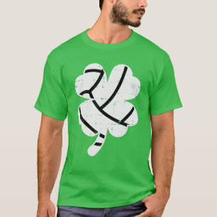 Camiseta Shamrock Volleyball St Patricks Day Sports Men Wom