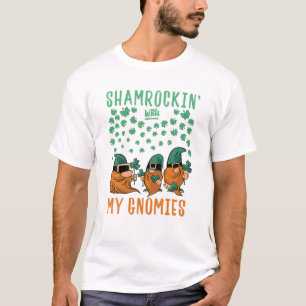 Camiseta Shamrockin' con mis gnomies el día de San Patricio
