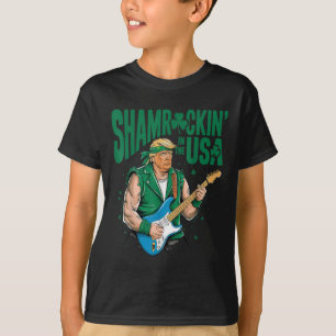 Camiseta Shamrockin En Ee.Uu., Divertido Trump Sino Patroci