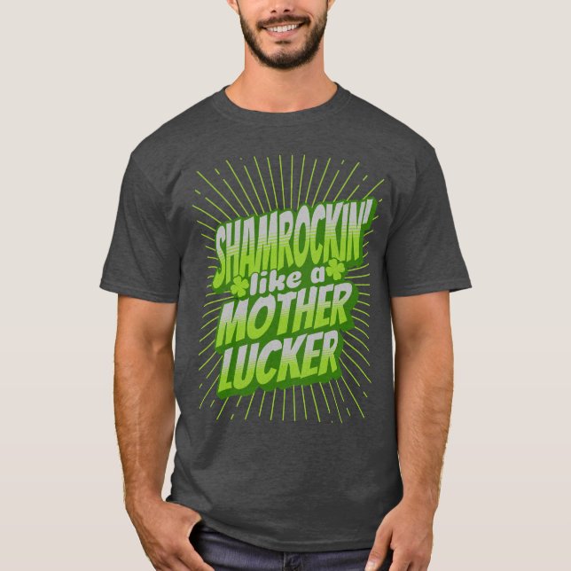 Camiseta Shamrockin Funny St. Patrick's Day (Anverso)