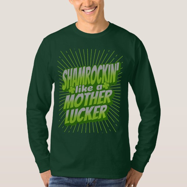 Camiseta Shamrockin Funny St. Patrick's Day (Anverso)