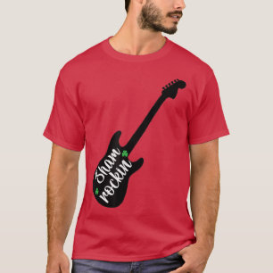 Camiseta Shamrockin Guitar Funny Music St Patrick's Day Sha