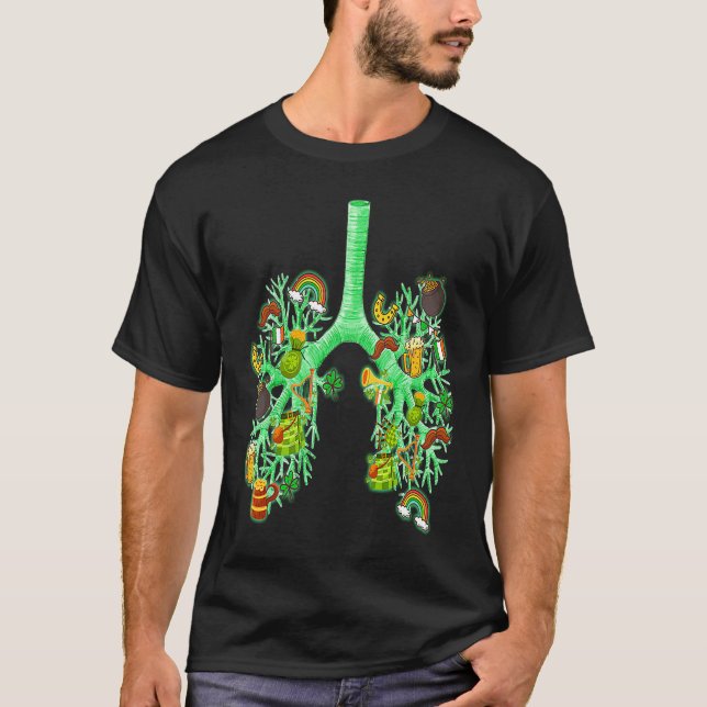 Camiseta Shamrocks Respiratory Therapist RT St Patrick's Da (Anverso)