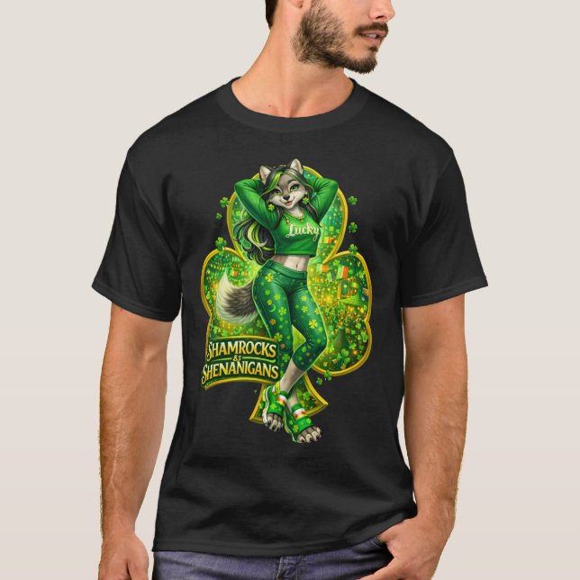 Camiseta Shamrocks & Shenanaiganes (Anverso)
