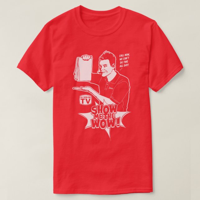 Camiseta Shamwow (Diseño del anverso)