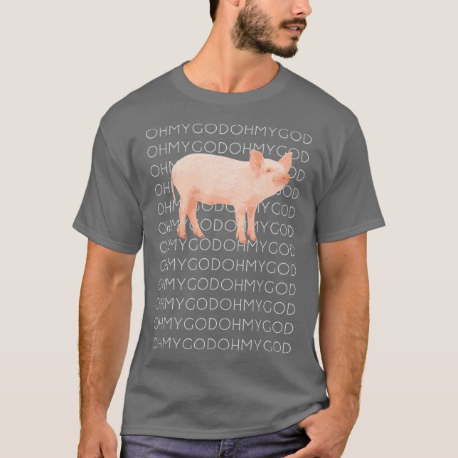 Camiseta Shane Dawson Oh Dios mío Cerdo (Anverso)