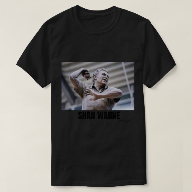 Camiseta Shane Warne (7) (Diseño del anverso)