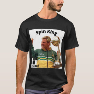 Camiseta Shane Warne Jugador de Cricket - Spin King