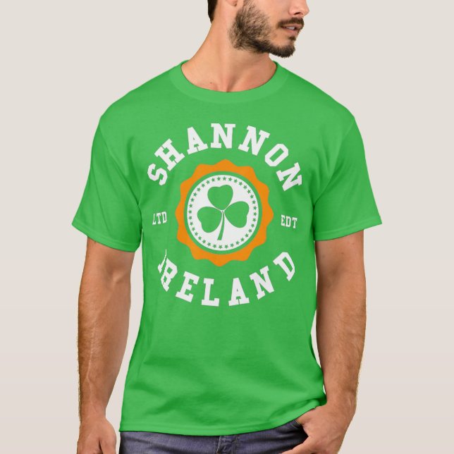 Camiseta SHANNON Irlanda Shamrock Irish Prige (Anverso)