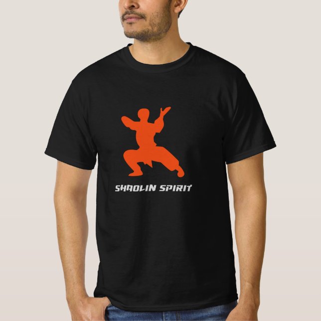 Camiseta Shaolin Spirit Kung Fu Warrior (Anverso)